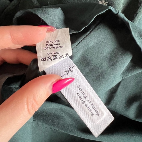 Madewell - Silk Tie-Neck Dress in Wild Botanic - Picture 8 of 10